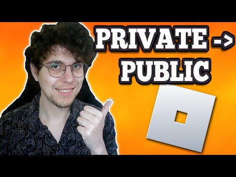How To Make Your Private Server Public Roblox
