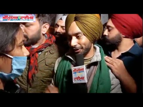 #SatinderSartaaj reaches Delhi to #SupportFarmers