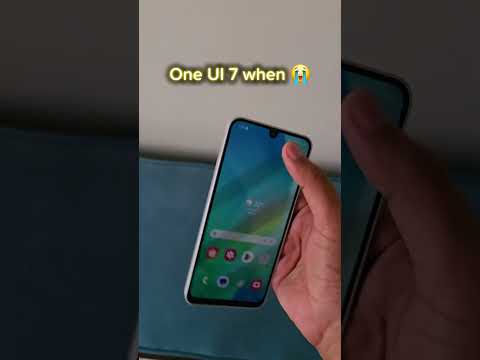 When One UI 7 😭#oneui7