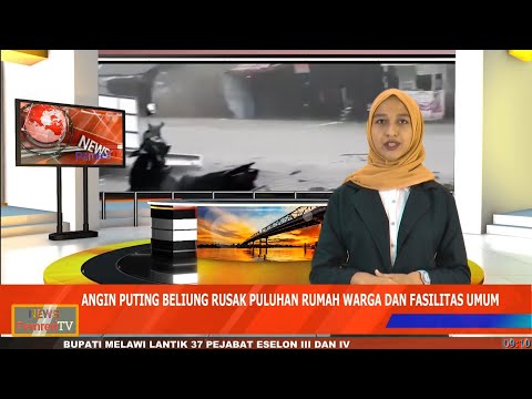 Angin Puting Beliung Akibatkan Rumah Warga dan Fasilitas Umum Rusak Parah di Pontianak