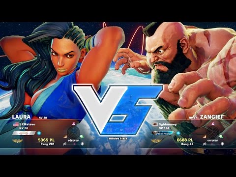 SRMstevo ( Laura ) VS Snake Eyes ( Zangief ) HD 1080p - Street Fighter 5