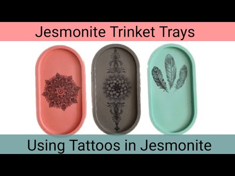 Temporary Tattoos in Jesmonite