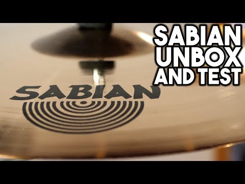 Sabian AAX AAXplosion Crash & Stadium Ride - Unbox & Quick Test