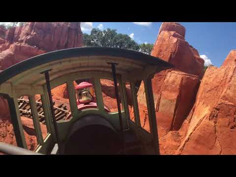 Big Thunder Mountain Railroad - Front Row POV in 4K
