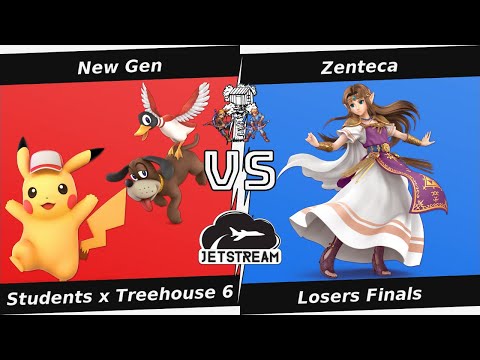 Students x Treehouse 6 Losers Finals - New Gen (Pikachu, Duck Hunt) Vs. Zenteca (Zelda) - SSBU