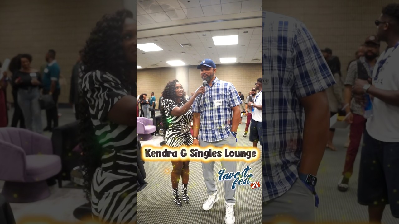 KENDRA G SINGLES LOUNGE AT INVEST FEST WAS A HUGE SUCCESS! Men & Women showed up!