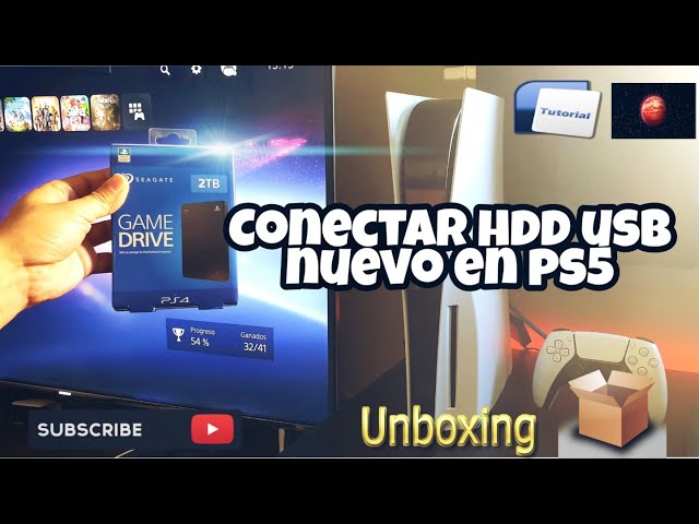 Vídeo relacionado con Seagate Game Drive PS4/PS5 2TB, disco duro externo portátil, 2,5", USB 3.0, blanco, LED azul, Plug and Play (STLV2000202)