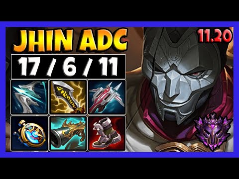 Jhin vs Caitlyn ADC - EUW Master - Patch 11.20  [ 17 / 6 / 11 ]