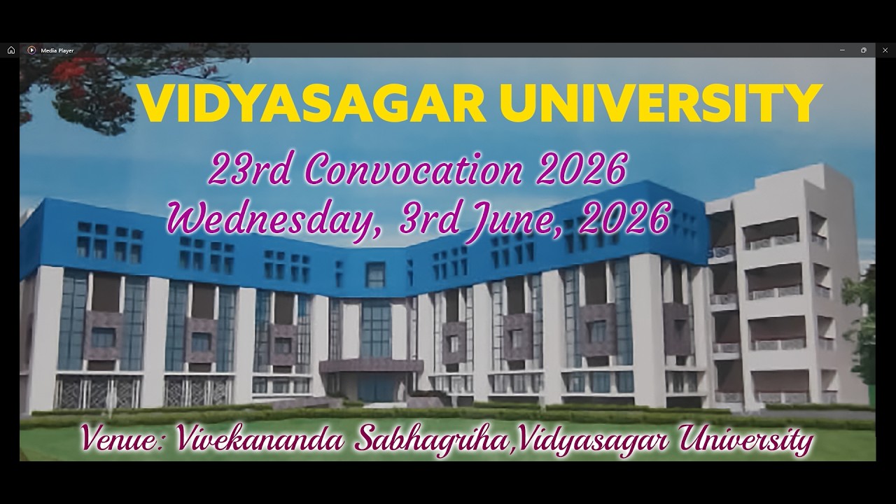 23rd Convocation, 2026