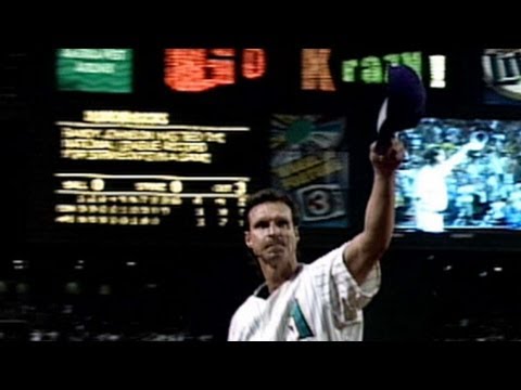 Big Unit strikes out 20 against the Reds