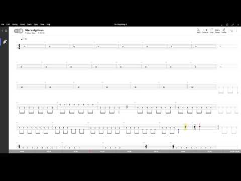 Meraviglioso ( Negramaro ) ,Tablatura e base Senza Basso - Backing bass track - NO BASS
