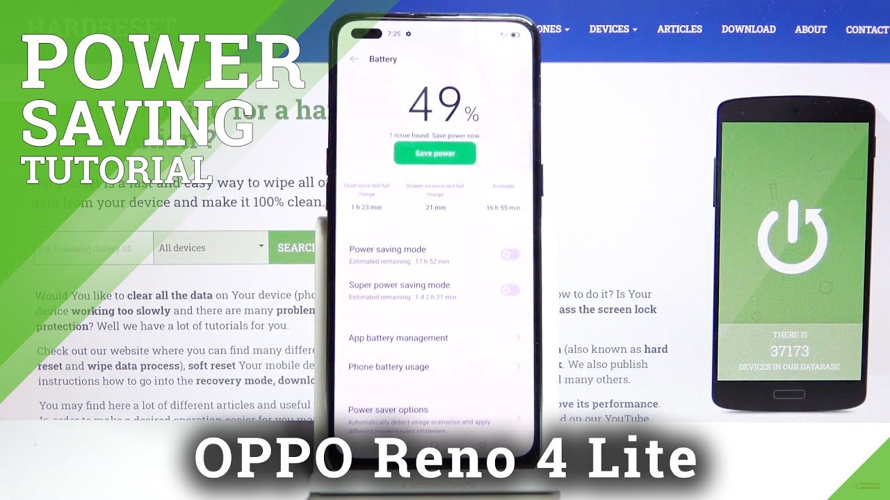 How to Enable Power Saving Mode in OPPO Reno 4 Lite – Save Battery
