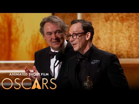 'The Girl Who Cried Pearls' Wins Best Animated Short Film | 98th Oscars Speech (2026)