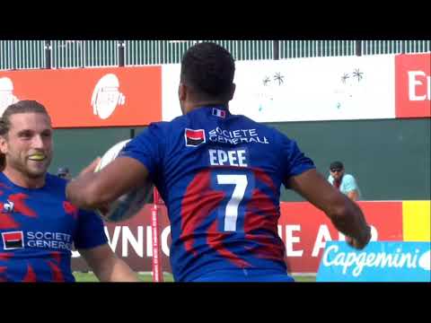 "Mister Nitro" Nelson Epée s'offre un triplé face aux Eagles 7s - Dubaï 7s