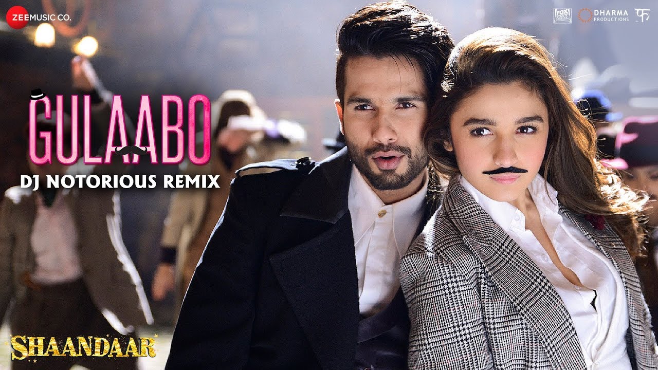 Gulaabo (Remix) Lyrics | Shaandaar | Vishal Dadlani, Anusha Mani | Amit Trivedi