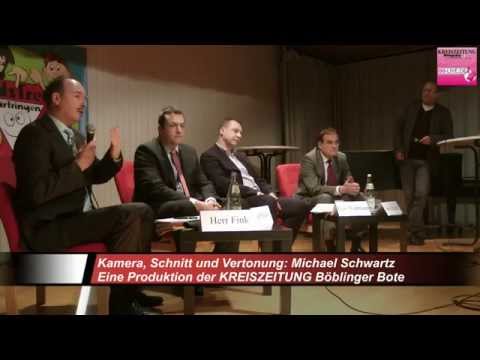 KRZ-Podiumsgespräch zur Bürgermeisterwahl in Gärtringen