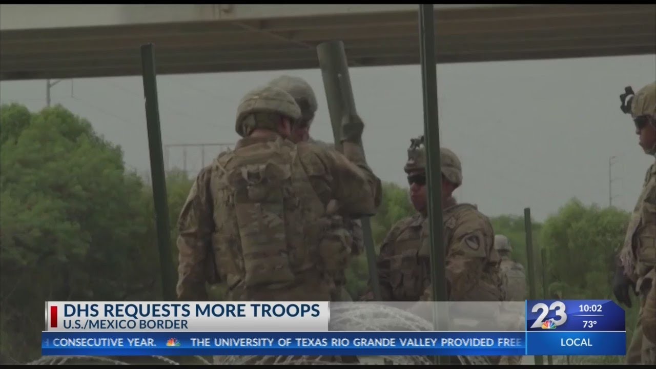 DHS requests more troops to the border
