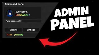 HOW To Make An ADMIN Panel In ROBLOX | [Working]