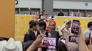 230820 ATEEZ @ McDonald's booth KCON LA 2023 Day 3 convention