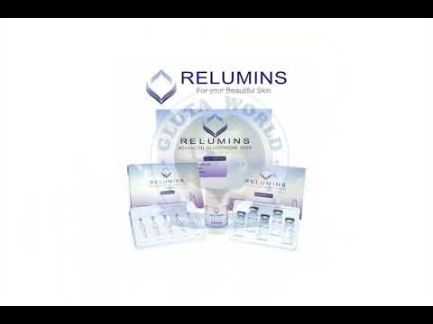 Relumins advanced glutathione 2000g with booster, packaging ...
