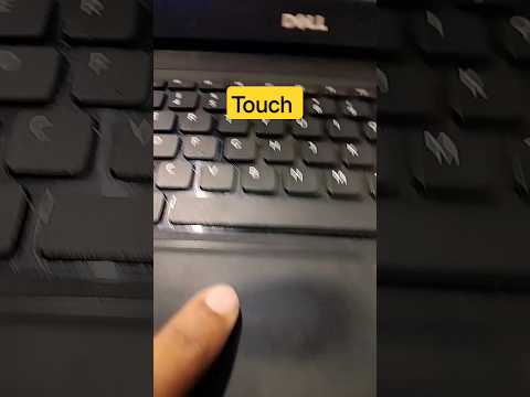 Dell Laptop Touchpad Button | Touchpad On/ Off#macnitesh#2023shorts#mouse