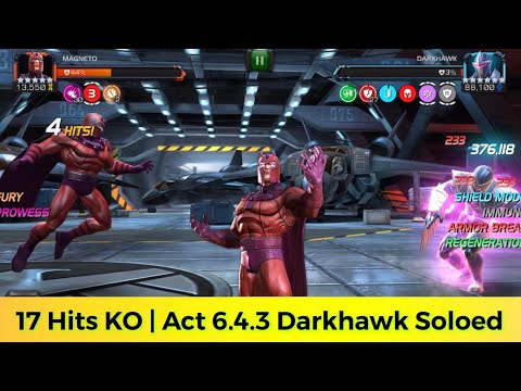 Magneto vs darkhawk Boss act 6.4.3 - Marvel Contest of Champions