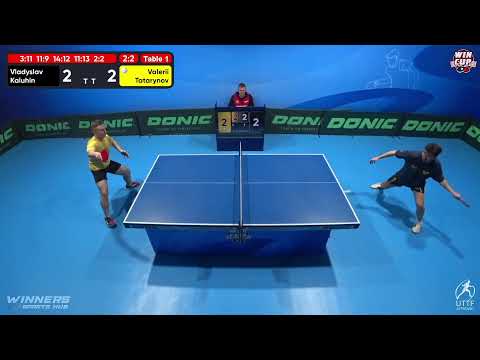 23:30 Vladyslav Kaluhin  2 - 3 Valerii Tatarynov West 5 WIN CUP 25.10.2022 | TABLE TENNIS WINCUP