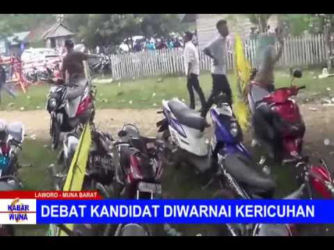 DEBAT KANDIDAT PEMILUKADA MUBAR DIWARNAI KERICUHAN