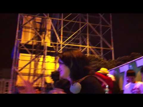 Bailando en el Concierto 40 Principales, Carnaval del Cómic 2012