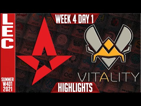 AST vs VIT Highlights | LEC Summer 2021 W4D1 | Astralis vs Team Vitality