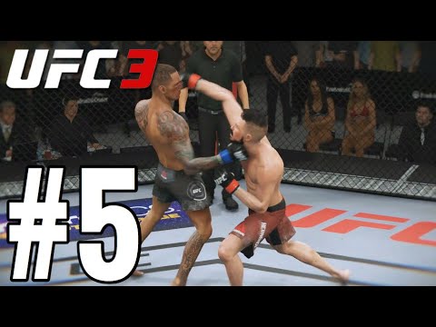 UFC 3 Career Mode Walkthrough Part 5 - TWO HUGE KNOCKOUTS!