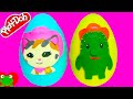 Sheriff Callie's Wild West Play Doh Surprise Eggs Toby Sheriff Callie Blind Bags