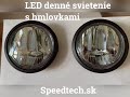 LED denné svietenie s hmlovkami 12V/24V - 9cm okrúhle DRL FOG90 - Video Youtube