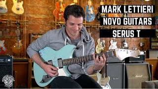 Video thumbnail for Mark Lettieri - Novo Serus T - Sonic Blue w/ ThroBaks | Midwood Guitar Studio by Midwood Guitar Studio
