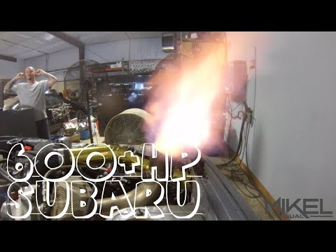Flame Spitting Subaru STI Makes 600+hp