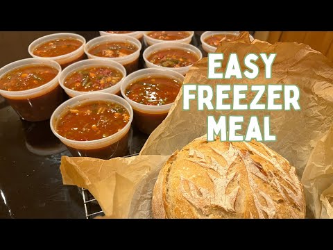Hamburger Soup | Freezer Meals | Winter Comfort Food