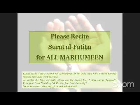 Thursday Night Program | Shaykh Shafiq Hudda | Eve of 15th Shawwal 1442