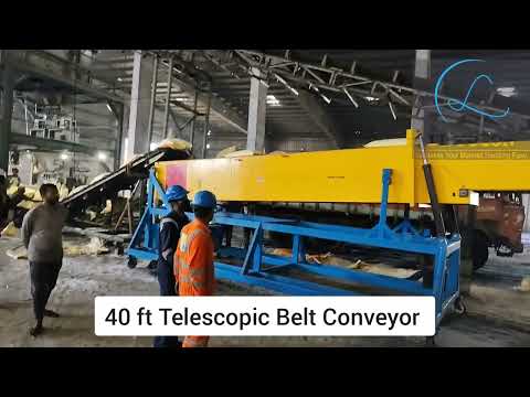 40 feet expandable telescopic Conveyors