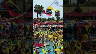 Honey Bee Pool Party takes place every Tuesday 🍯🐝Enjoy the sun with dance, music, and endless fun!