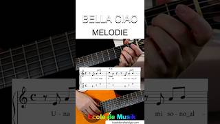 dŸ•Ši¸Bella Ciao Melodie dŸŽ¸ Guitar Tutorial dŸŒ… + TAB en 17s !
