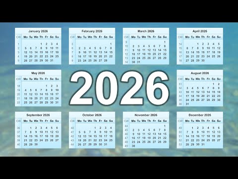 2026 Calendar