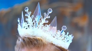 How To Make An Elsa Ice Queen Crown!