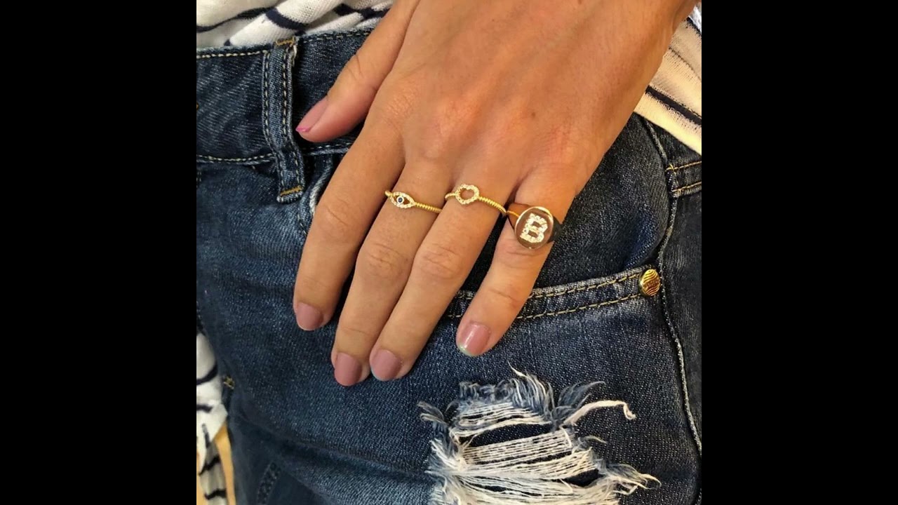 Anel Dedinho Inicial do Nome