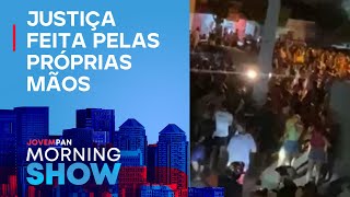 Multidão invade viatura policial e mata suspeito de assassinar criança de 2 anos