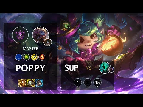 Poppy Support vs Thresh - EUW Master Patch 11.21