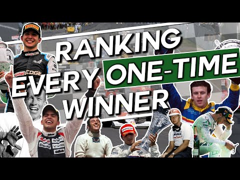 Ranking EVERY One-Time Formula 1 Winner!