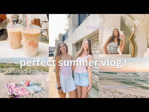 the *perfect* summer week: beach day, tanning, friends