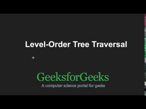 Level Order Tree Traversal | GeeksforGeeks