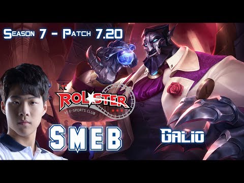 KT Smeb GALIO vs VIKTOR Mid - Patch 7.20 KR Ranked