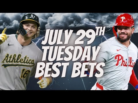 Best MLB Bets, Home Runs, Player Prop Picks, Parlays, FREE Tuesday Today July 29th 7/29